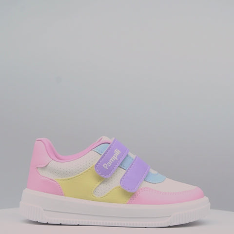 Tênis Infantil Feminino Up Candy Color Branco