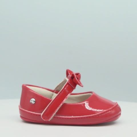 Sapato de Bebê Pampili Nina Verniz Vermelho