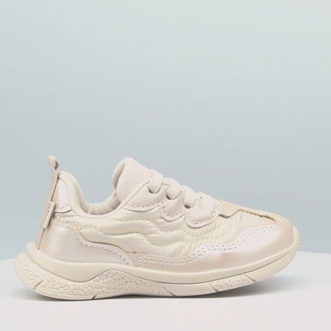 Tênis Infantil Feminino Mini Soft Perolado Nude