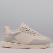 Tênis Infantil Feminino Zeal Prata Branco