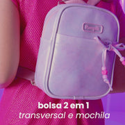 Bolsa Infantil Pampili Customize Cordão com Miçangas Tie Dye