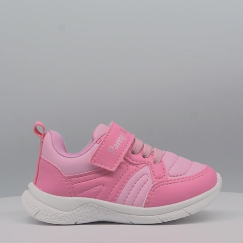 Tênis Infantil Feminino Mini Soft Recortes Rosa