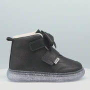 Tênis de Led Cano Médio Pampili Sneaker Luz Glitter Preto