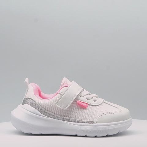 Tênis Infantil Feminino Sky Malha Respirável Glitter Branco