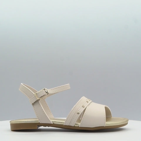 Sandália Infantil Pampili Iris Tachinhas Nude