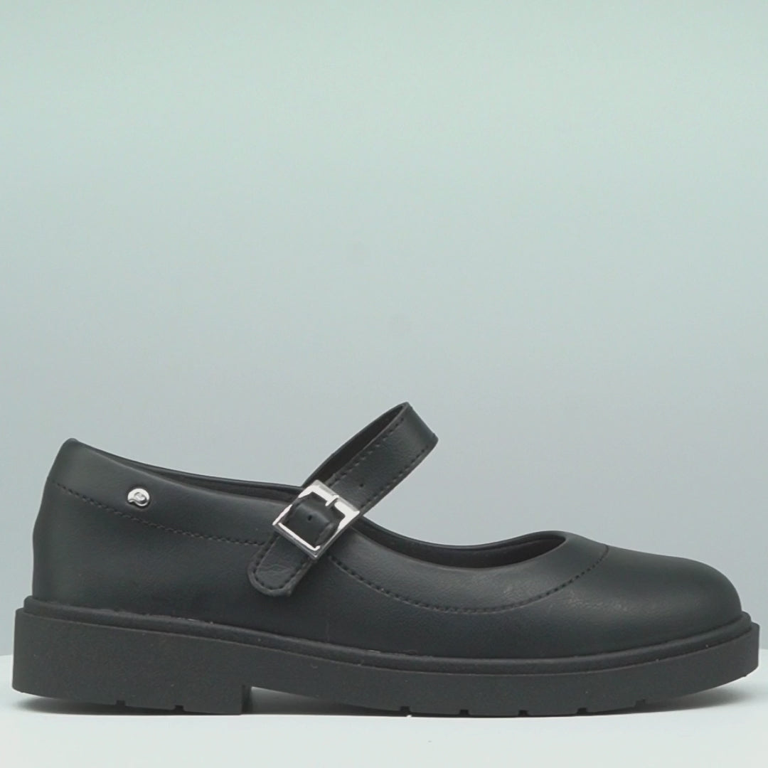 Sapato Infantil Pampili Tifany Costuras Preto