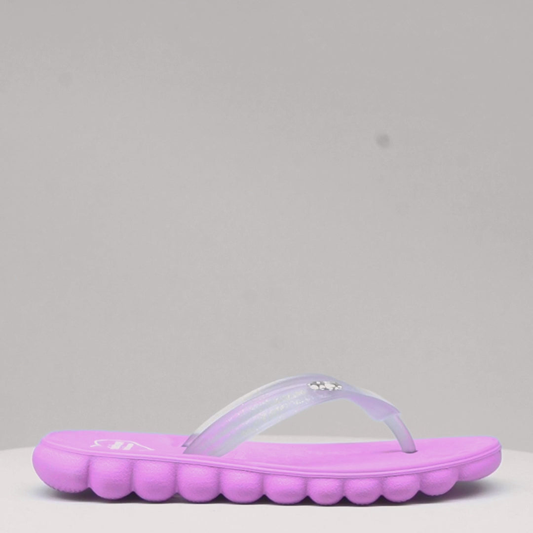 Chinelo Infantil Pampili Puffly Ursinhos Carinhosos Lilás
