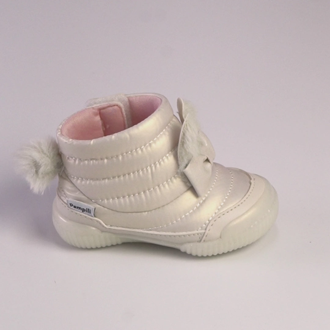 Bota de Bebê Infantil Pampili Yuyu Coelhinho Comfy Nude