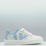 Tênis Infantil Feminino XT25 Casual Branco Azul Claro