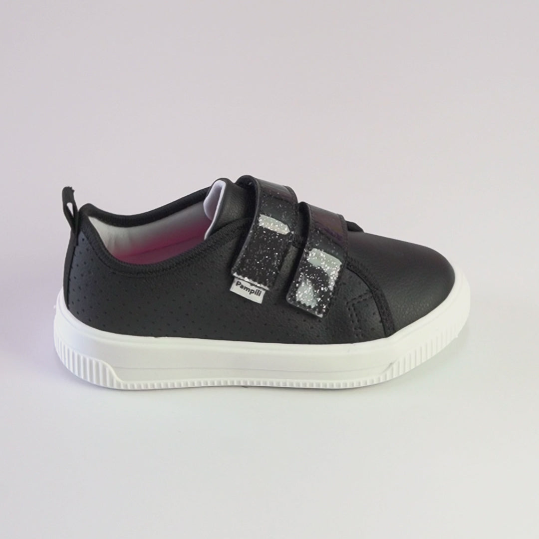 Tênis infantil Feminino Up Perfuros Preto