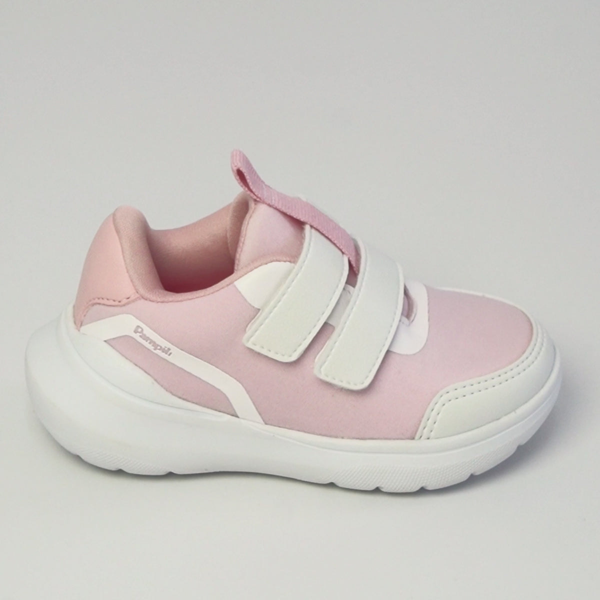 Tênis Infantil Feminino Sky Elastano Rosa Branco
