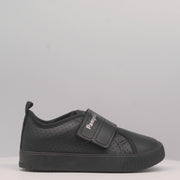 Tênis Infantil Feminino Pampili Up Velcro Preto e Pink