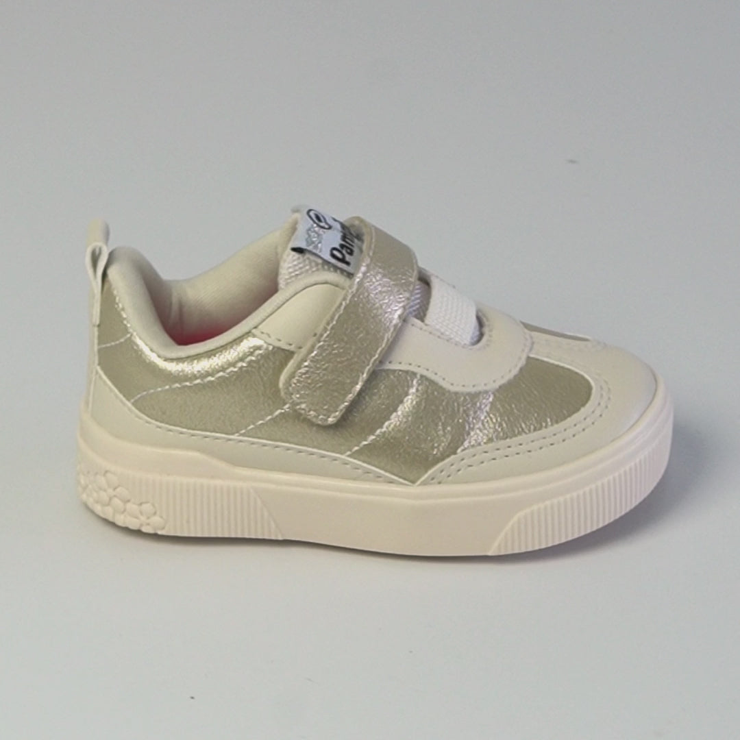 Tênis Infantil Feminino Pampili Yumi Dourado Nude
