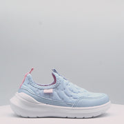 Tênis Infantil Feminino Sky Comfy Corações Azul Claro