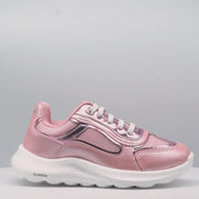 Tênis Infantil Feminino Bubble Telado Rosa Glace