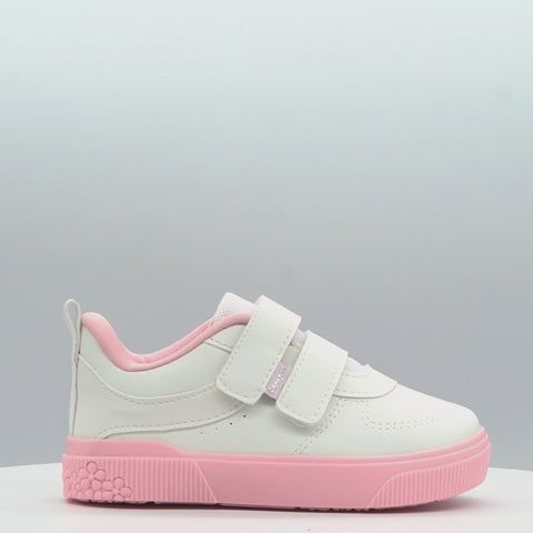Tênis Infantil Feminino Pampili Yumi Branco Rosa