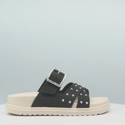 Chinelo Infantil Tiras Cruzadas Pampili Olivia Preto
