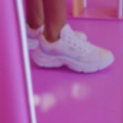 Tênis Infantil Feminino Winnie Telado Rosa Branco