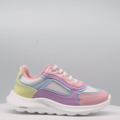 Tênis Infantil Feminino Bubble Telado Colorido