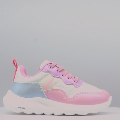 Tênis Infantil Feminino Bubble Candy Color Branco