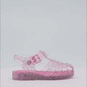 Sandália Infantil Feminina Valen Glitter Rosa