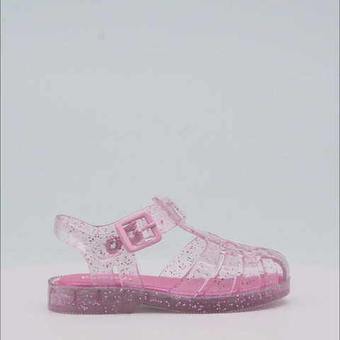Sandália Infantil Feminina Valen Glitter Rosa
