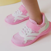 Tênis Infantil Feminino Mini Soft Verniz Branco Rosa