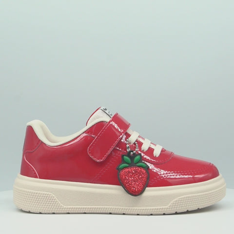 Tênis Infantil Pampili XP24 Morango Verniz Vermelho - PRÉ VENDA