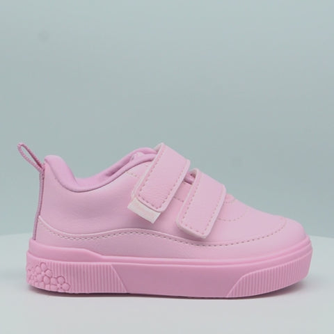 Tênis Infantil Feminino Pampili Yumi Fecho Duplo Rosa