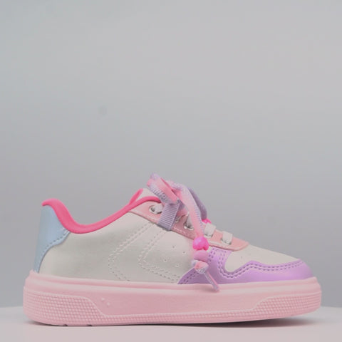 Tênis Infantil Feminino XP24 Customize Cordão com Miçangas Colorido