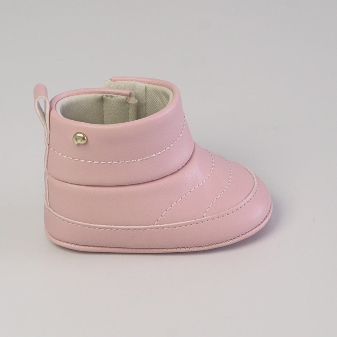 Bota de Bebê Pampili Nina Rosa Claro