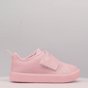 Tênis Escolar Infantil Pampili Luna Rosa Glace