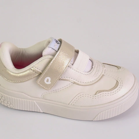 Tênis Infantil Pampili Yumi Off White