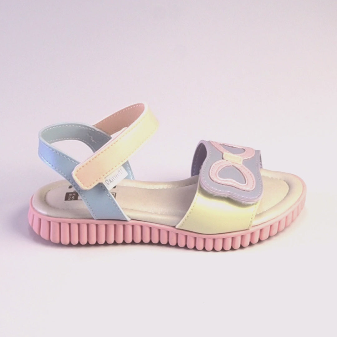 Sandália Infantil Feminina Candy Laço Candy Color