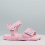 Sandália Infantil Pampili Bia Borboletas Rosa Claro