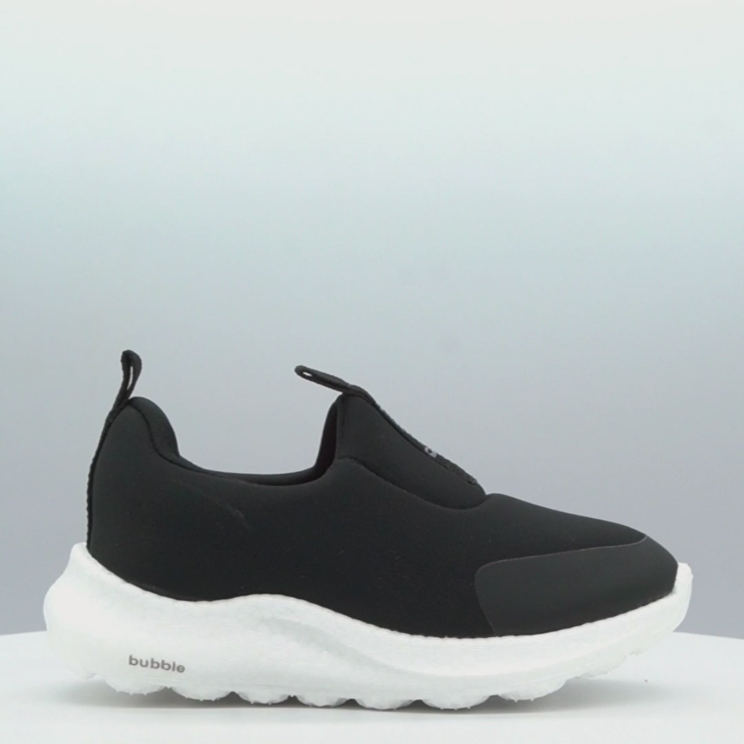 Tênis Calce Fácil Infantil Feminino Bubble Escolar Preto