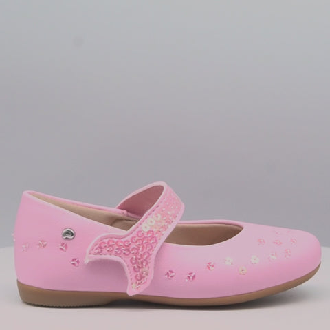 Sapatilha Infantil Pampili Bailarina com Cauda de Sereia Rosa