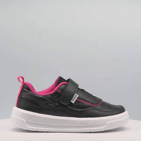 Tênis Infantil Feminino Pampili Up Comfy Preto e Pink