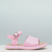 Sandália Infantil Pampili Cora Flatform Lisa Rosa Claro