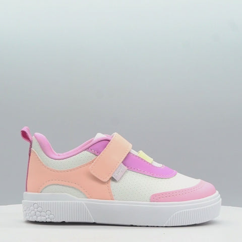 Tênis Infantil Feminino Pampili Yumi Perfuros Preto Colorido