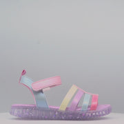 Sandália Infantil Pampili Customize Cordão com Miçangas Colorida