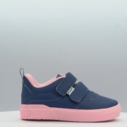 Tênis Infantil Feminino Pampili Yumi Azul Marinho Rosa