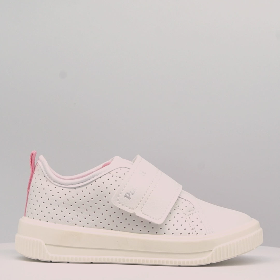 Tênis Infantil Feminino Pampili Up Velcro Branco