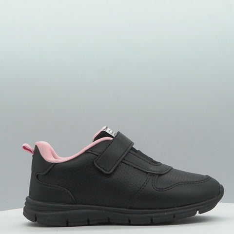 Tênis Infantil Pampili Gabby Escolar Preto Rosa