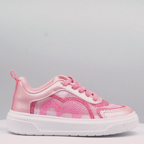 Tênis Infantil Feminino XP24 Coração Icônico Rosa