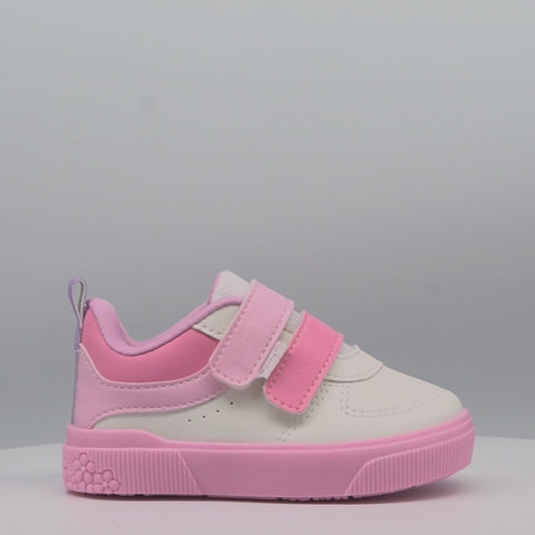 Tênis Infantil Feminino Pampili Yumi Branco Rosa