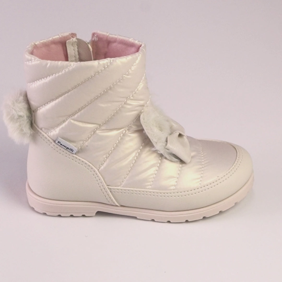 Bota Infantil Pampili Rubi Coelhinho Comfy Nude