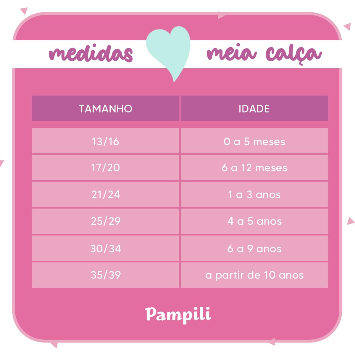 Meia Calça Infantil Pampili Rosa