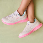 Tênis Infantil Feminino Mini Soft Recortes Branco