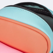 Bolsa Tiracolo Tweenie com Bolso Frontal Laranja Toffe e Colorida - abertura em zíper e forro interno 